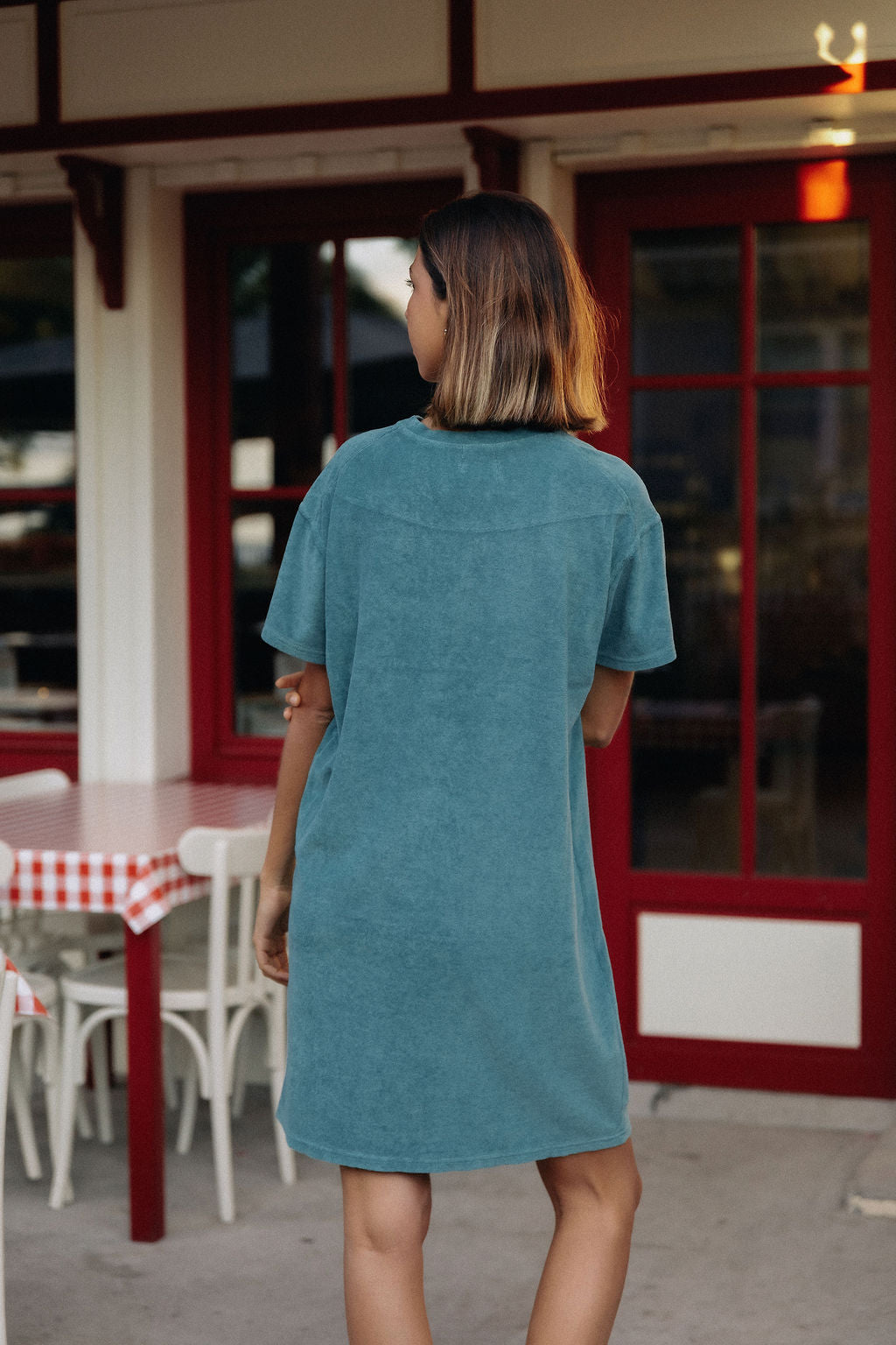 Robe tee-shirt forme loose