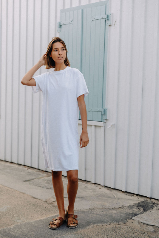 Robe tee-shirt forme loose
