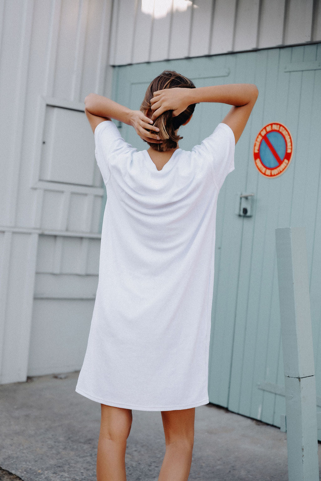 Robe tee-shirt forme loose