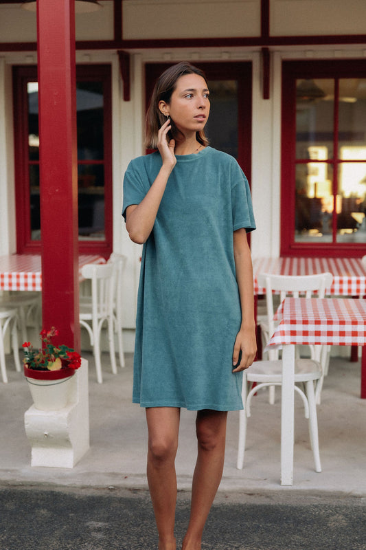 Robe tee-shirt forme loose
